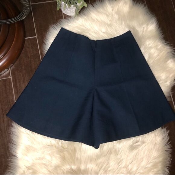 Delpozo navy wide legged shorts sz 42 - Picture 2 of 9
